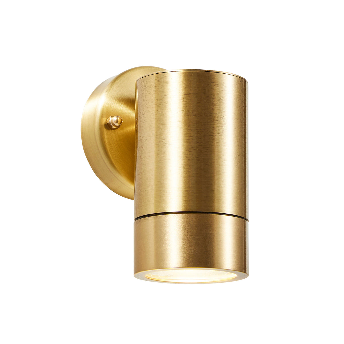 Brac Solid Brass Outdoor Up or Down Wall Light, Antique Brass