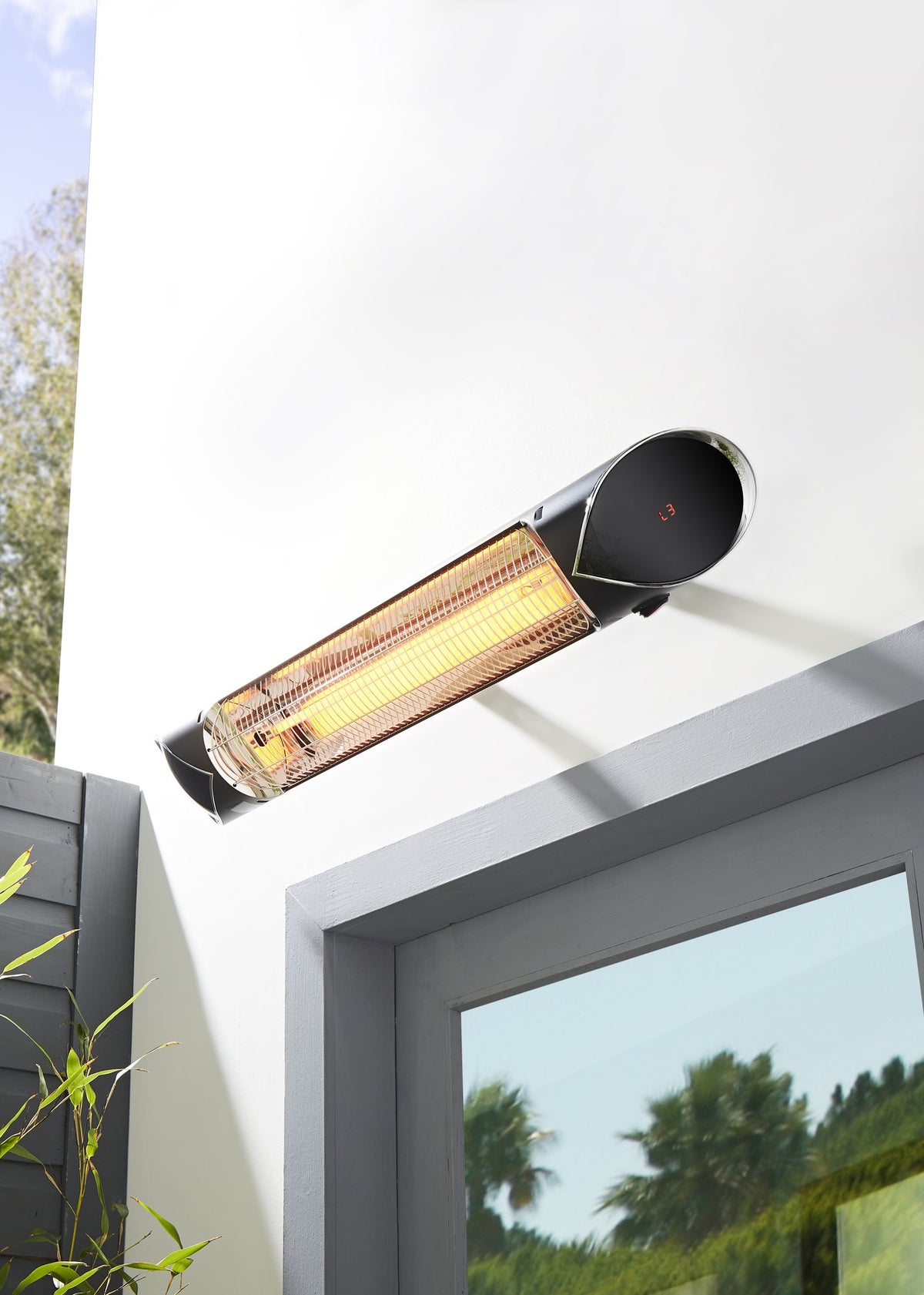 Indoor / Outdoor - Wall Mounted Patio Heater with 24hr timer