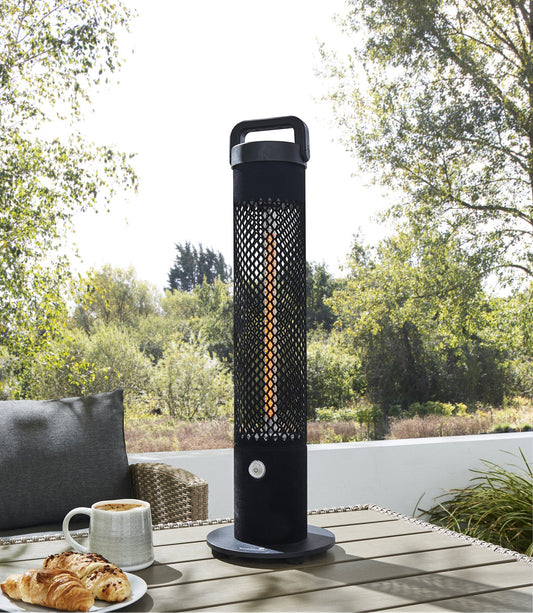 Harry - 1200w Flocked Outdoor Floor Standing Heater