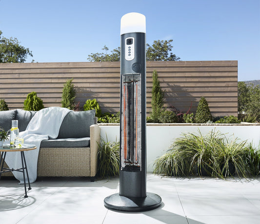 Amber - 3000w Floor Standing Patio Heater with PIR
