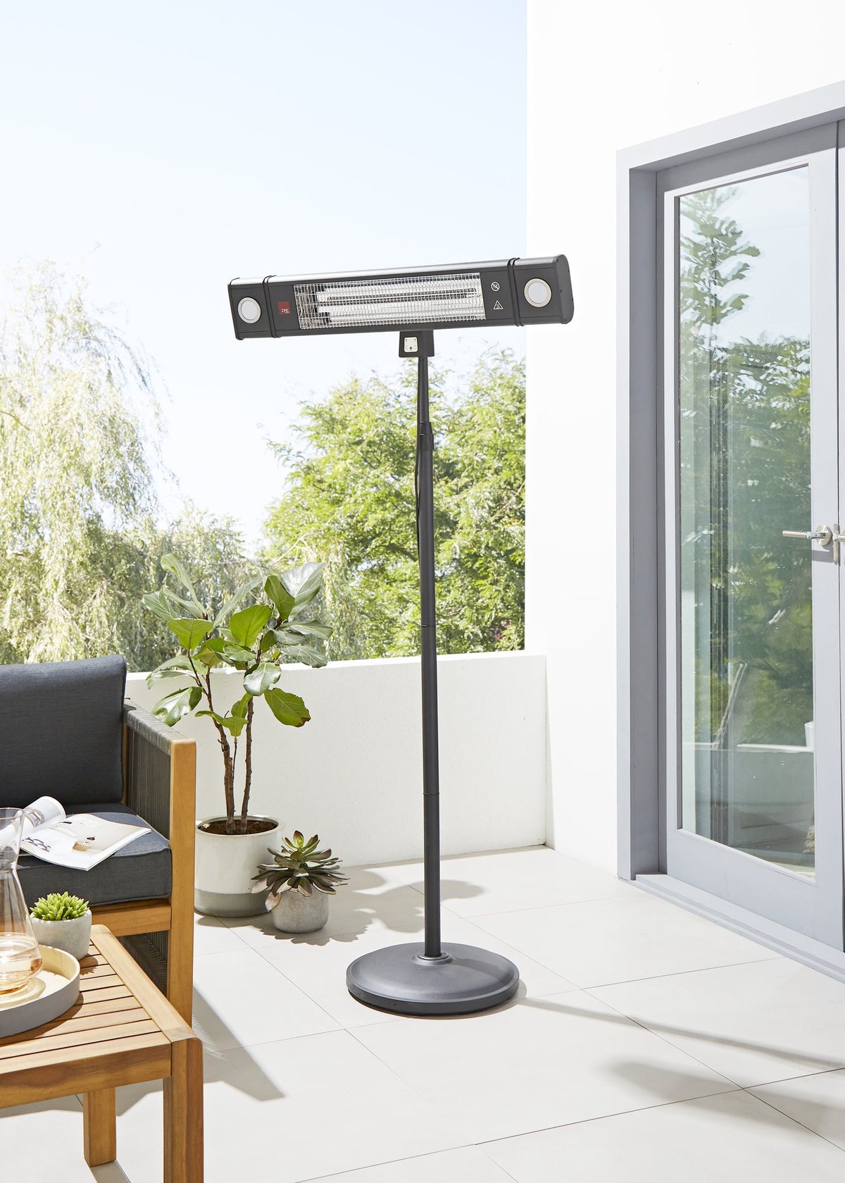 Blaze - Wall Mounted Patio Heater with LED Lights