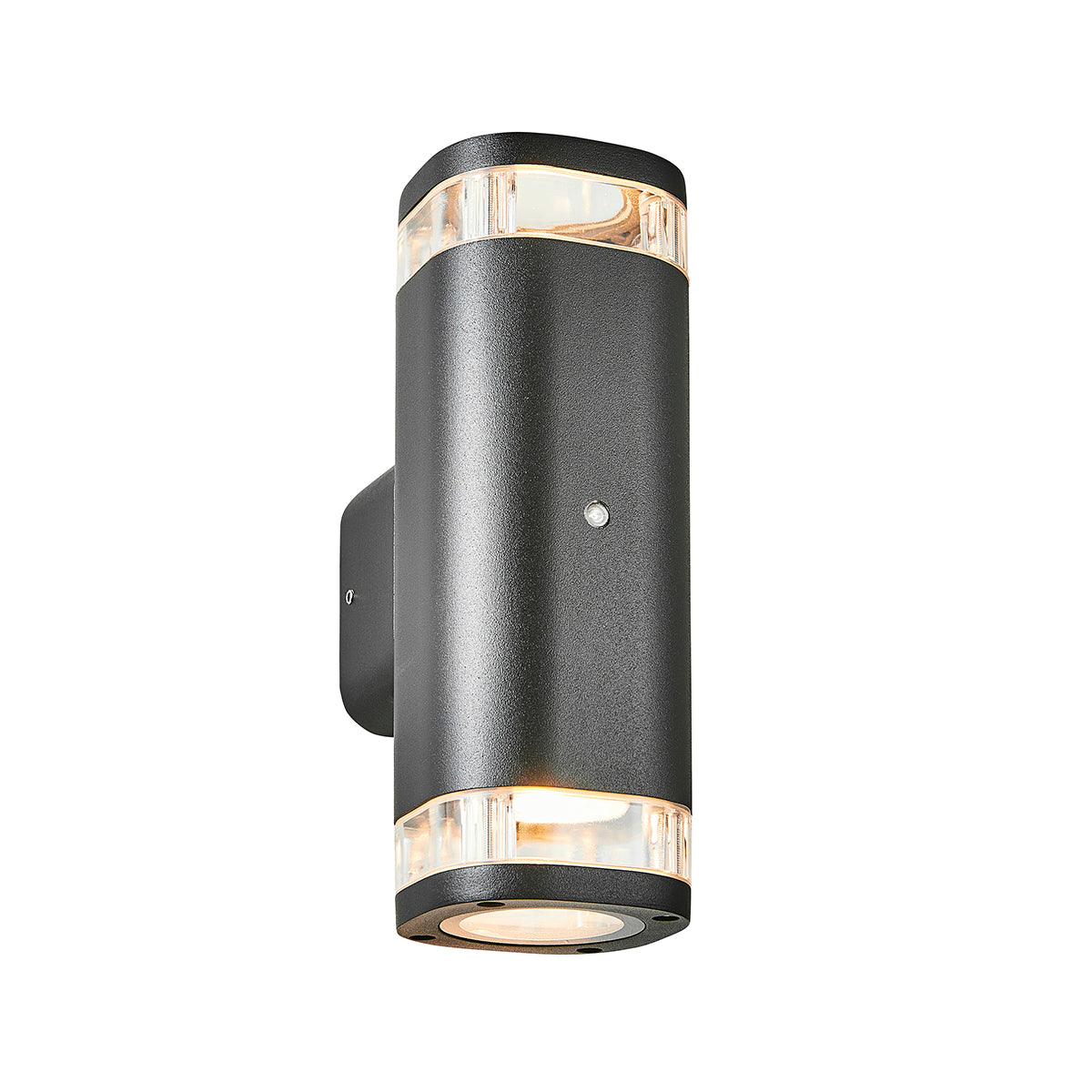 Eos 2 Light Up & Down Outdoor Wall Light with Photocell Sensor - Black