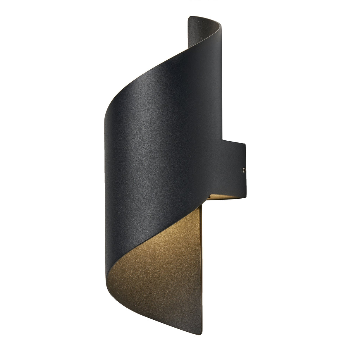 Bude Outdoor LED Wall Light - Black