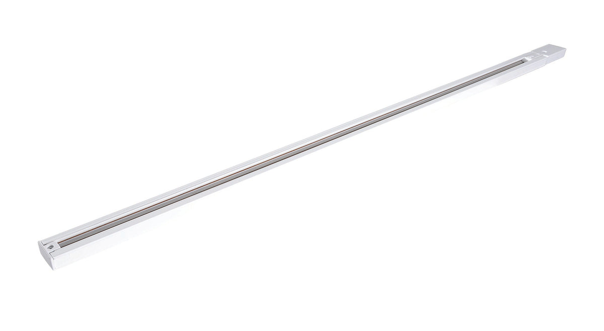 Tor 2 Metre Single Mains Lighting Track - White