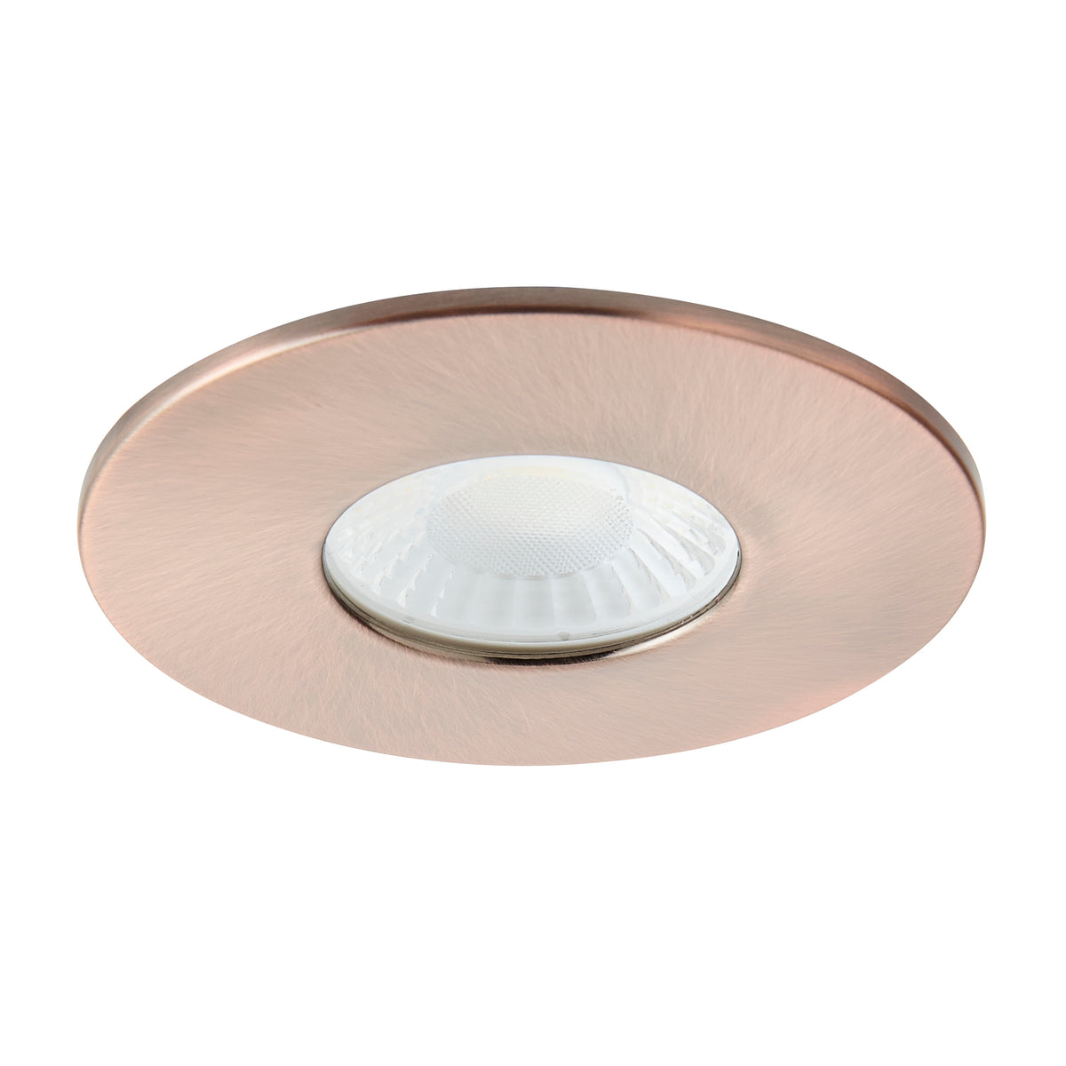Rhom Fixed LED Fire Rated IP65 Recessed Downlight - Antique Copper