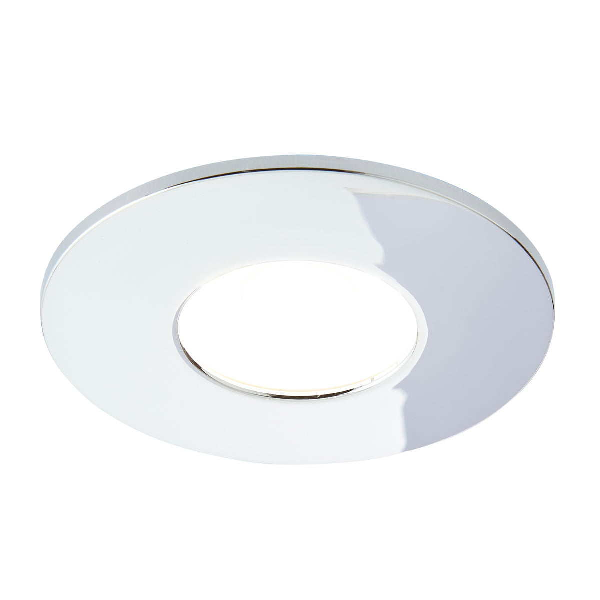 Rhom Fixed LED Fire Rated IP65 Recessed Downlight - Chrome