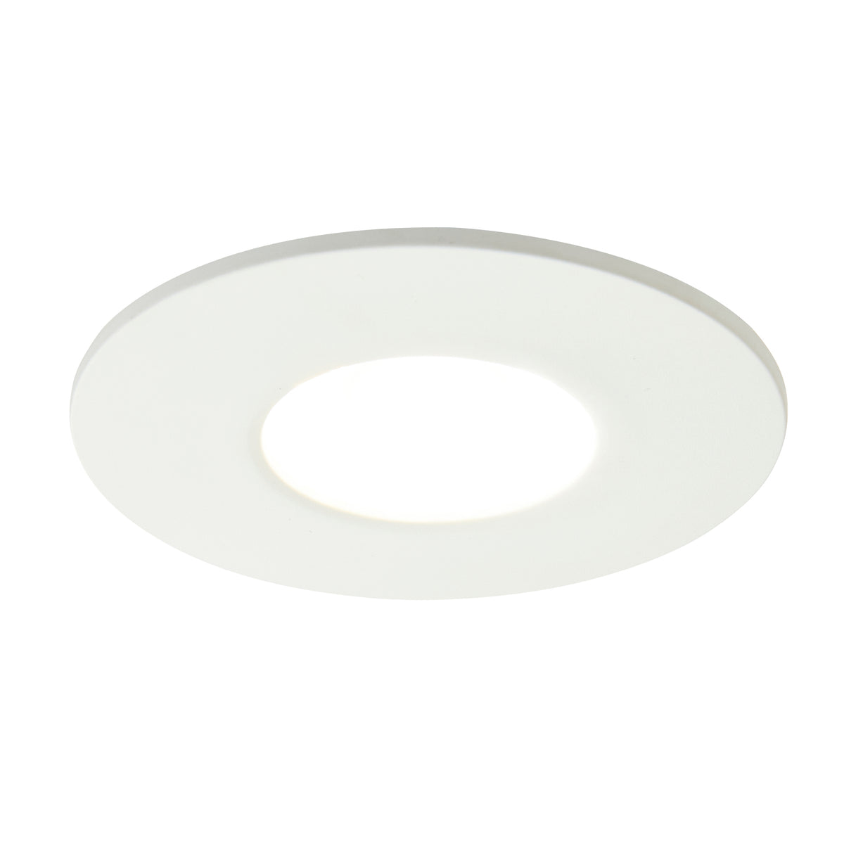Rhom Fixed LED Fire Rated IP65 Recessed Downlight - Matt White
