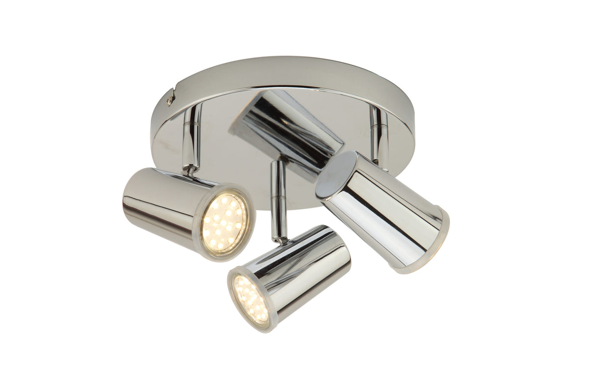 Freya Bathroom Ceiling Spotlight Plate, Chrome