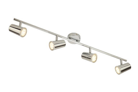 Freya Bathroom Ceiling Spotlight Bar, Chrome