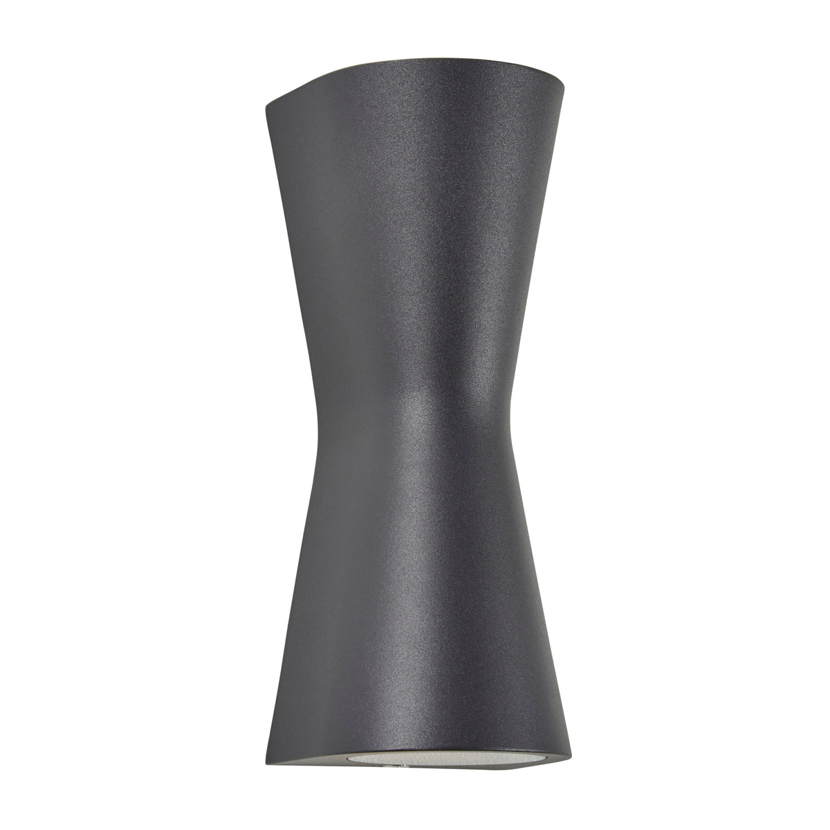 Skye Outdoor Double Cone Style LED Up and Down Wall Light, Anthracite