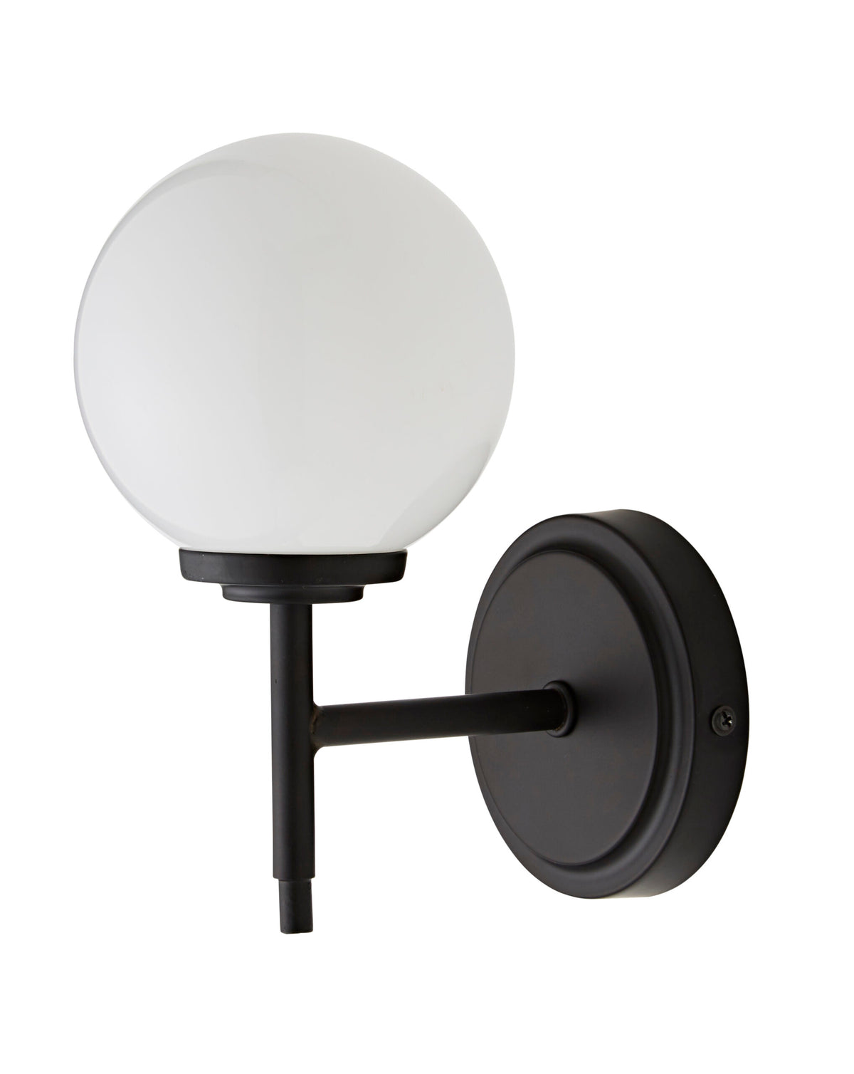 Porto Bathroom Wall Light, Matt Black