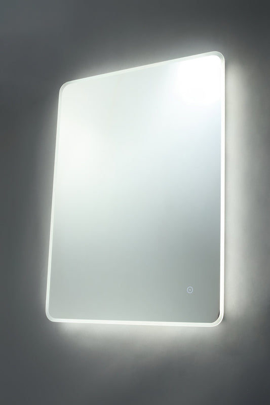 Nor LED Bathroom Mirror Touch Sensitive Wall Light - Chrome
