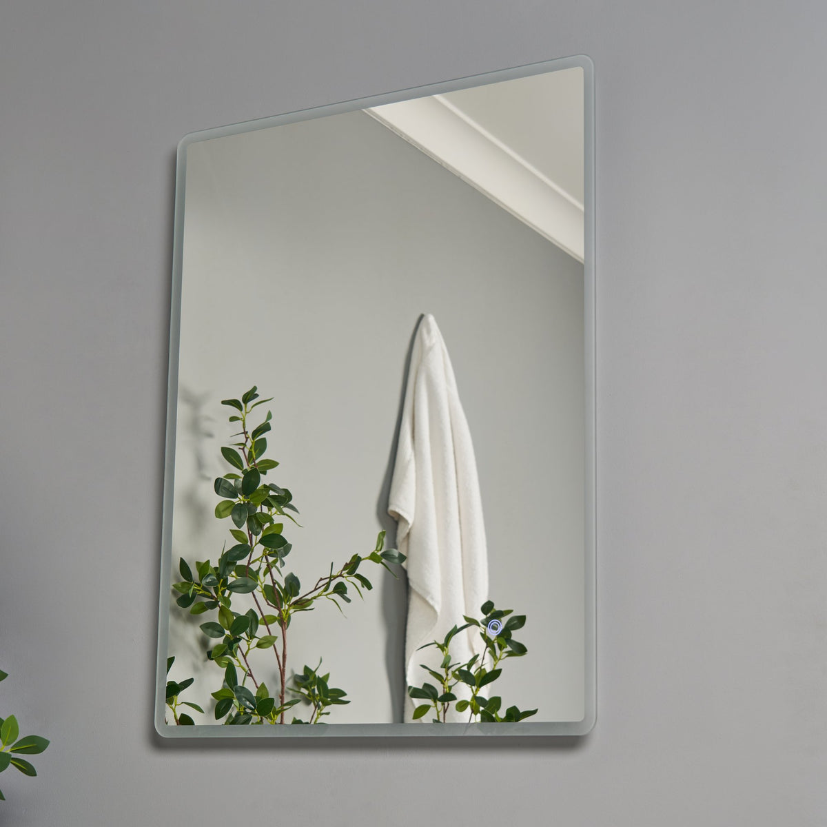 Nor LED Bathroom Mirror Touch Sensitive Wall Light - Chrome