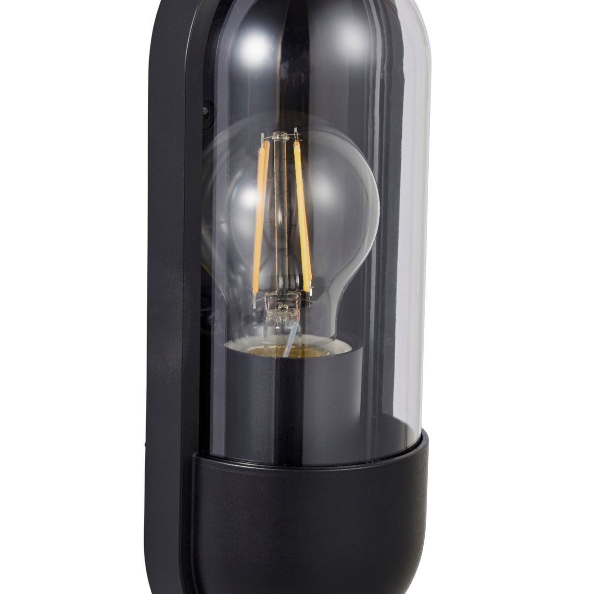 Pilule Outdoor Wall Light, Black