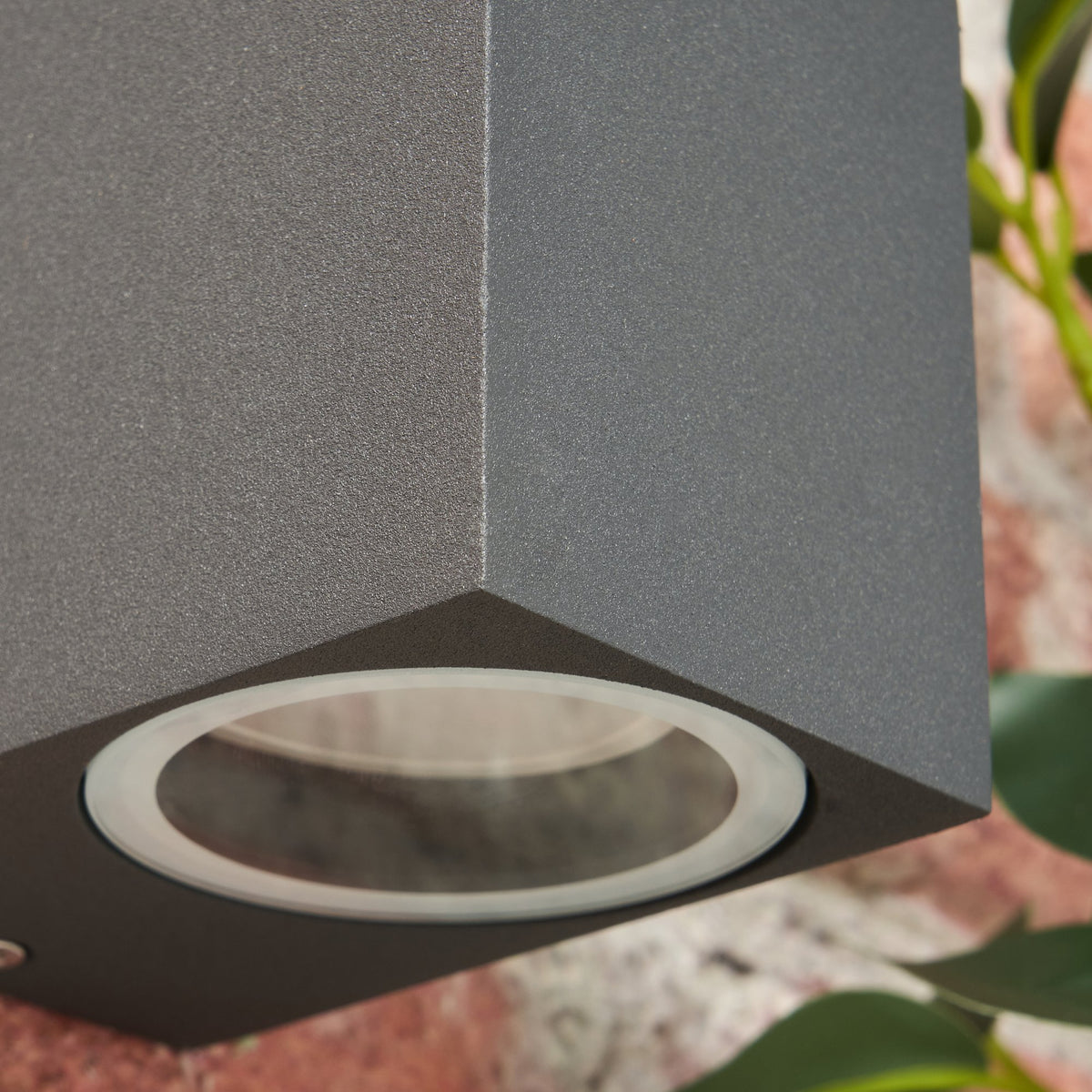 Fleet Outdoor Square Wall Down Light, Anthracite