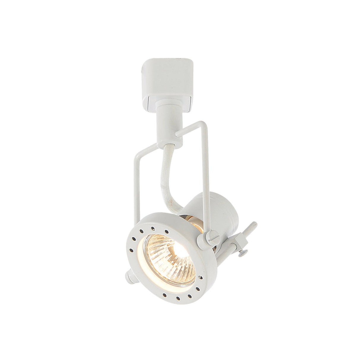 Ribalta GU10 Single Track Circuit Spotlight Head - White