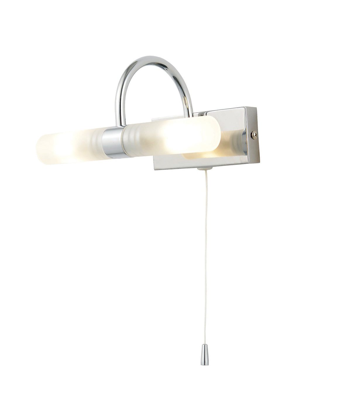 Corvus Bathroom Wall Light, Chrome