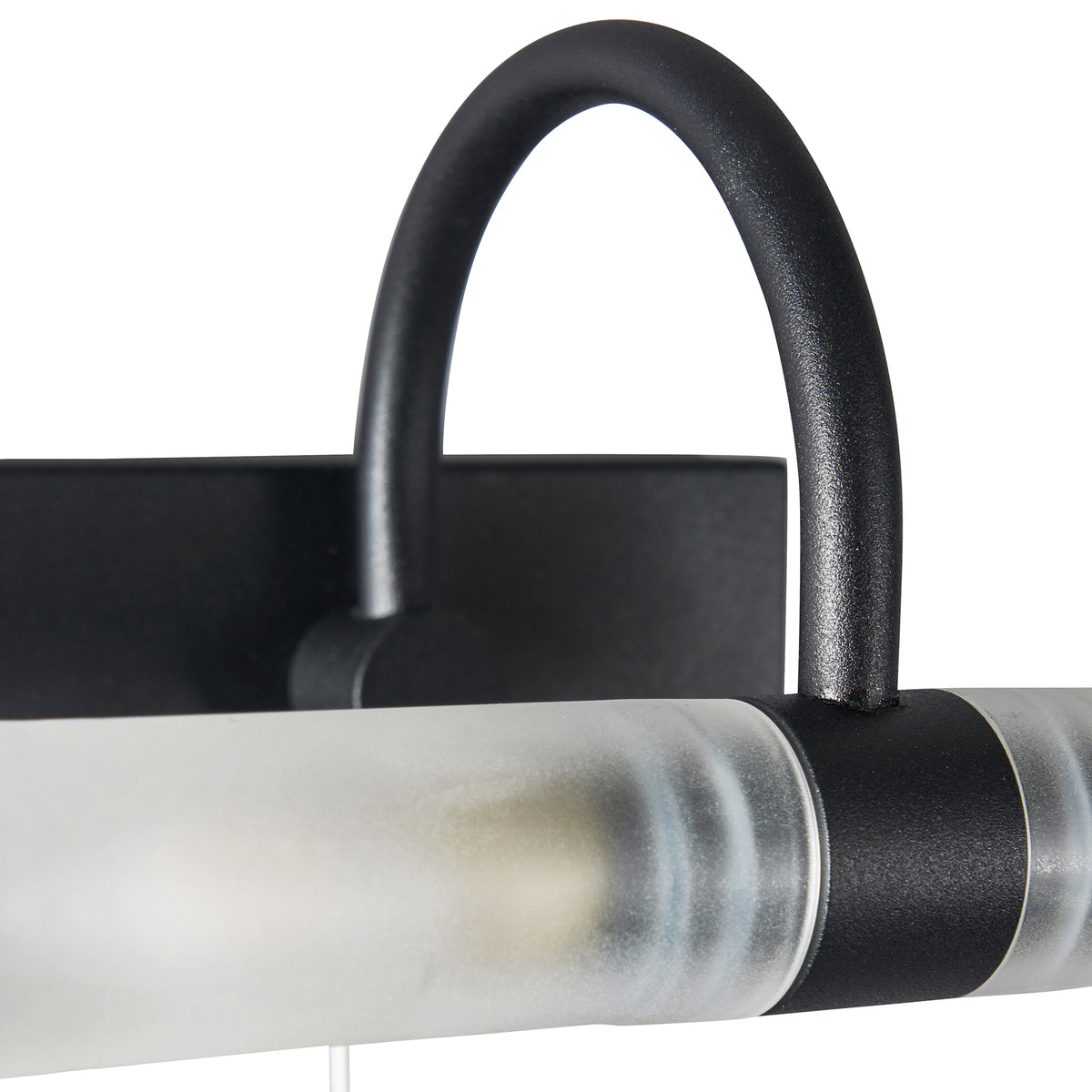 Corvus bathroom wall light - Satin Black