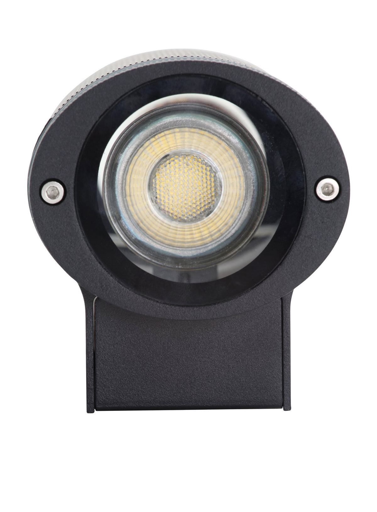 Helix Up and Down Outdoor Cylinder Wall Light, Black
