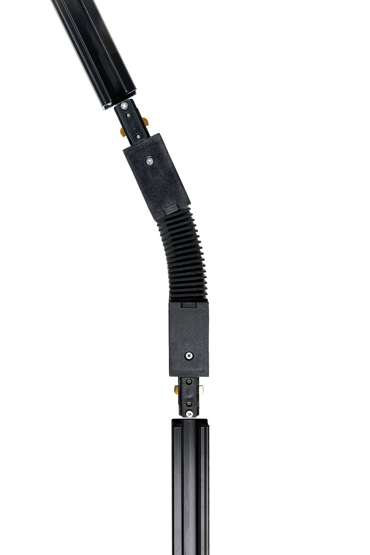 Tor Flexible Single Circuit Track Light Connector - Black