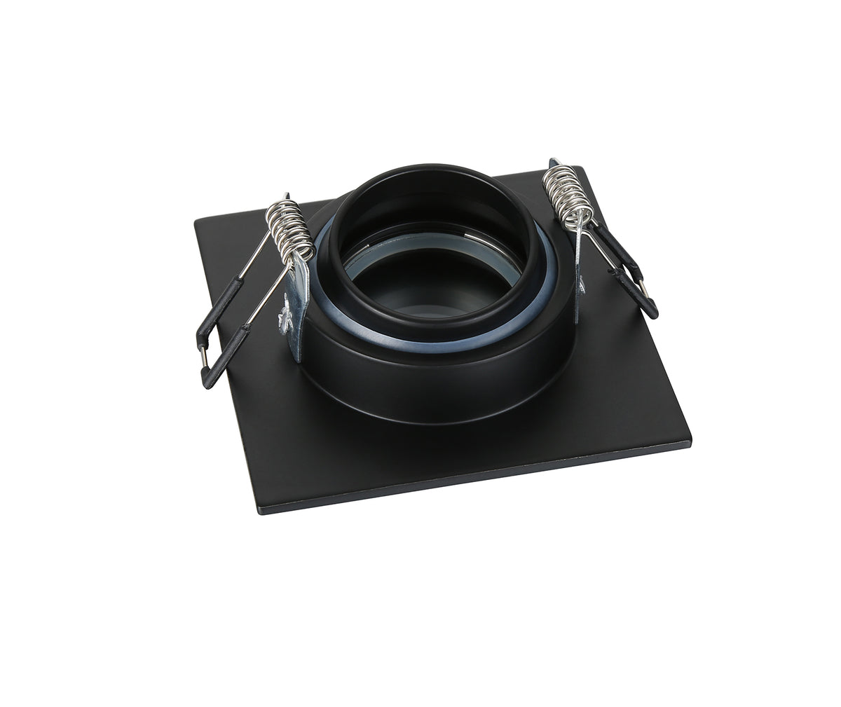 Cali Square IP65 Tiltable Downlight, Matt Black