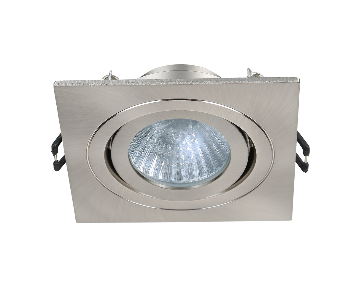 Cali Square IP65 Tiltable Downlight, Satin Nickel