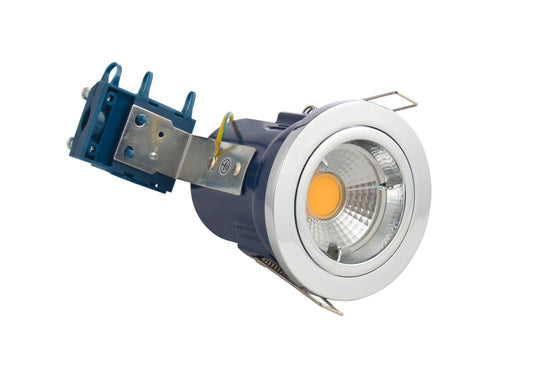 Yate Fixed Fire rated Downlight Chrome