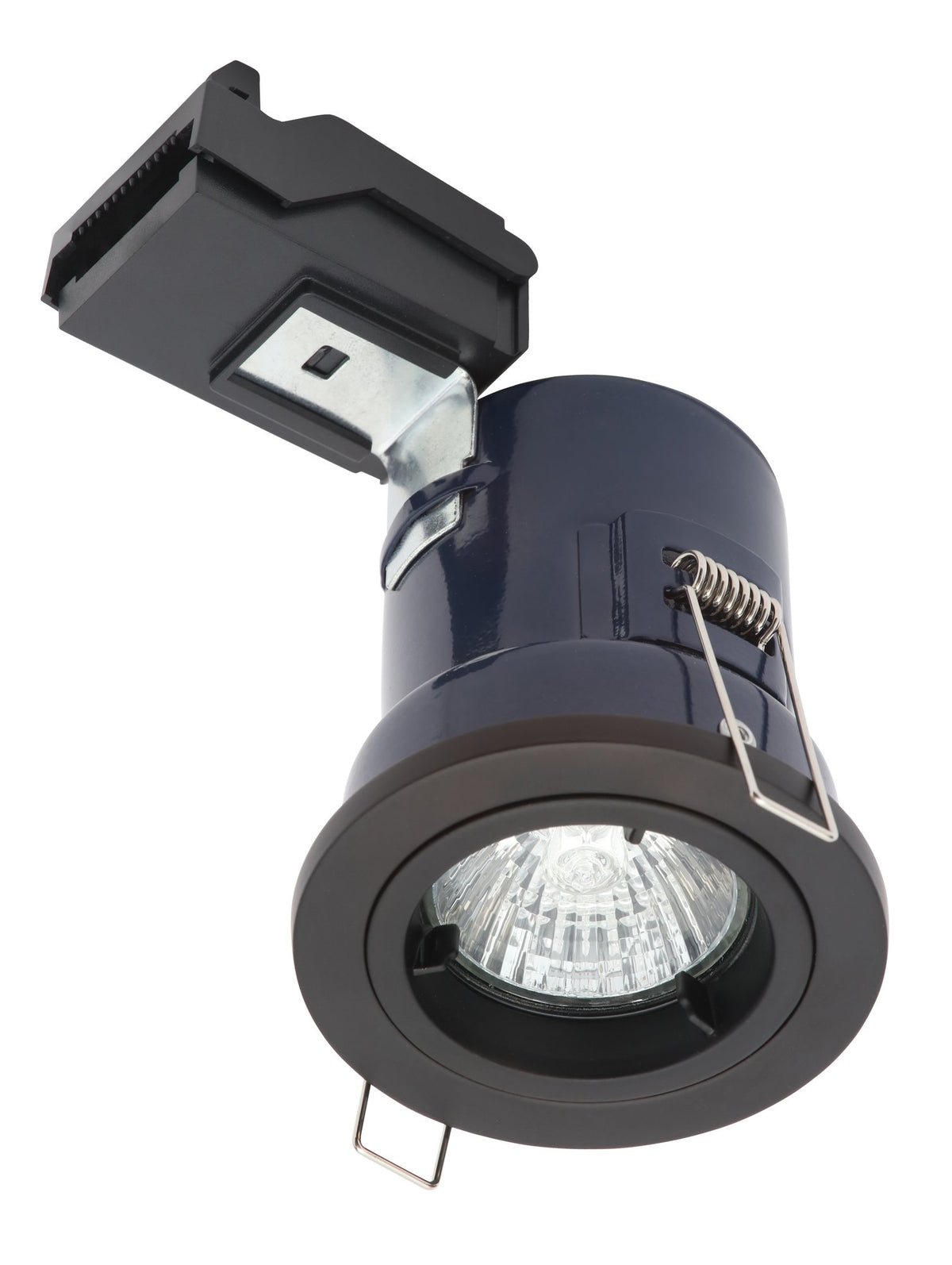 Yate Fixed Fire rated Downlight Black Chrome