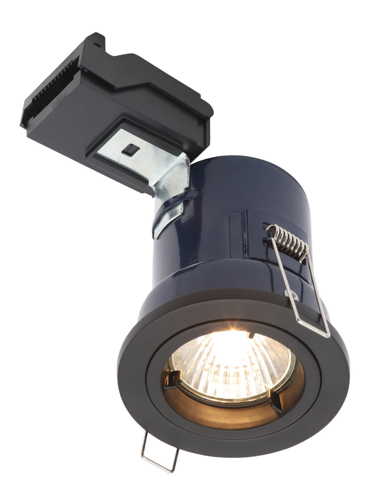 Yate Fixed Fire rated Downlight Black Chrome