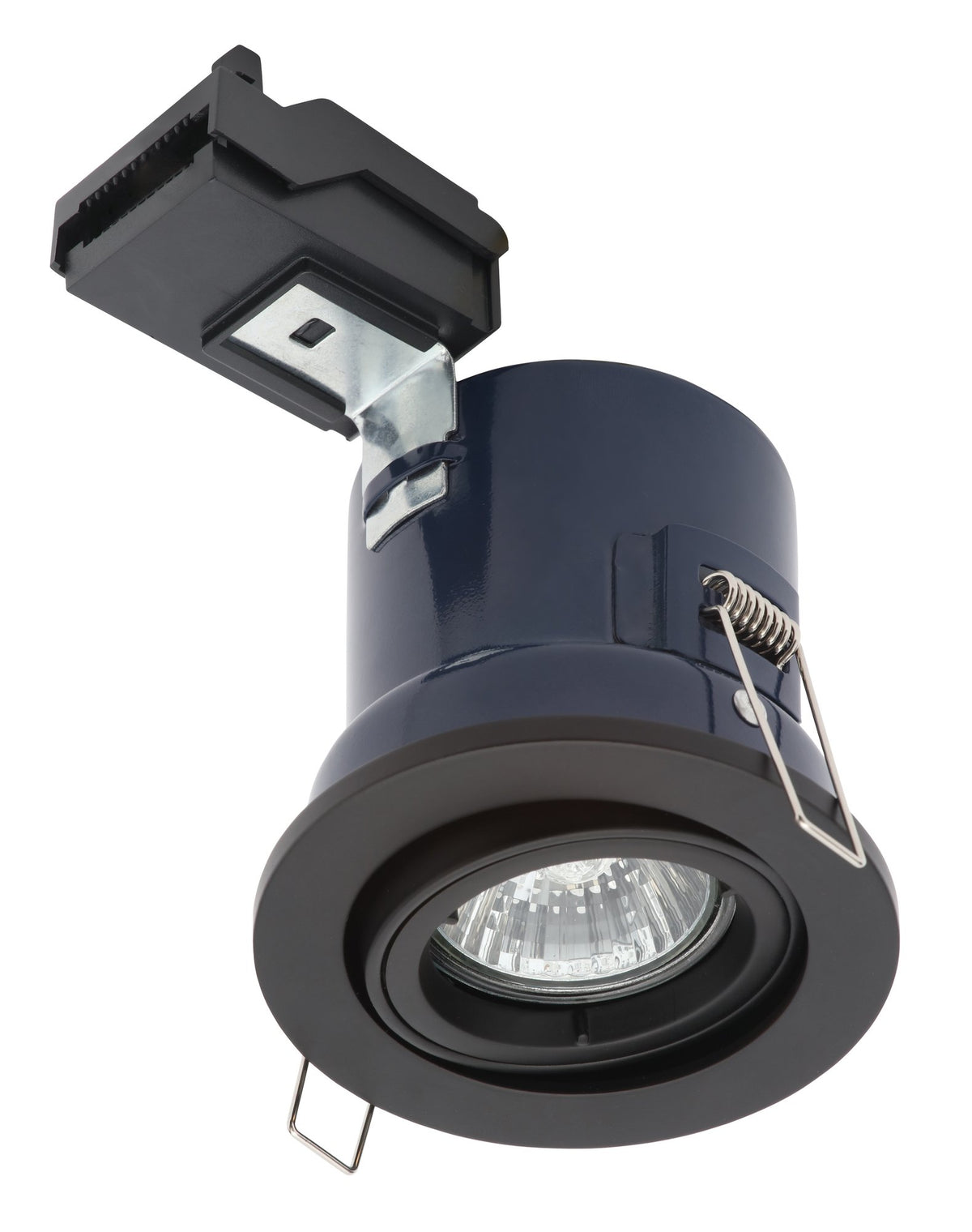 Yate Adjustable Fire Rated IP20 Recessed Downlight - Matt Black
