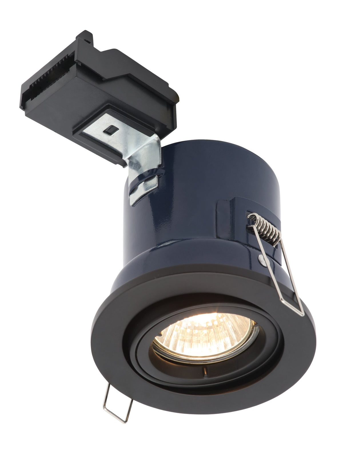 Yate Adjustable Fire Rated IP20 Recessed Downlight - Matt Black
