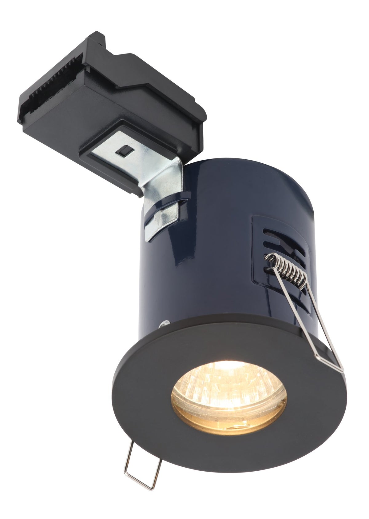 Yate IP65 Fixed Fire Rated IP65 Recessed Downlight - Matt Black