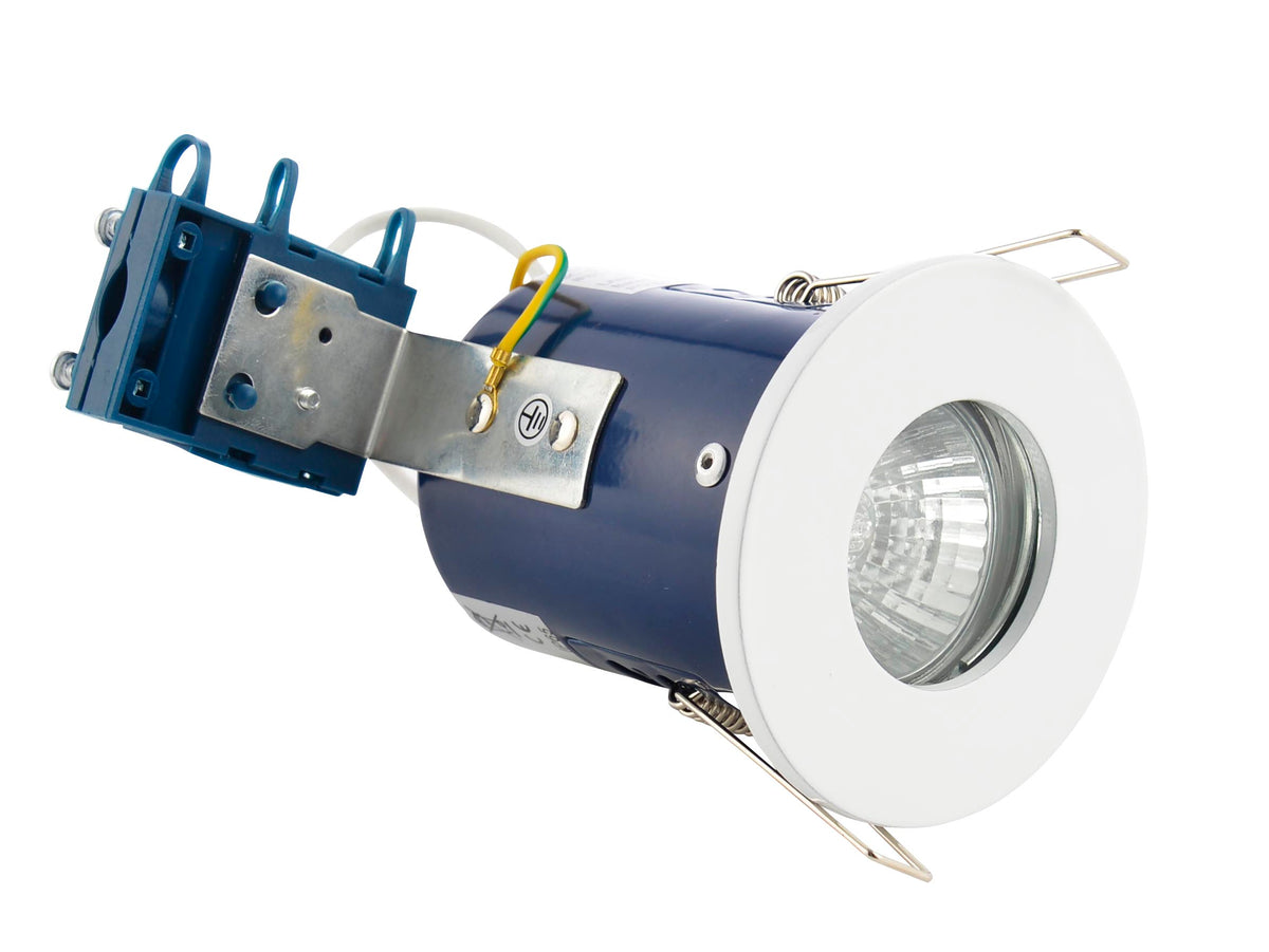 Yate IP65 Fixed Fire Rated IP65 Recessed Downlight - White