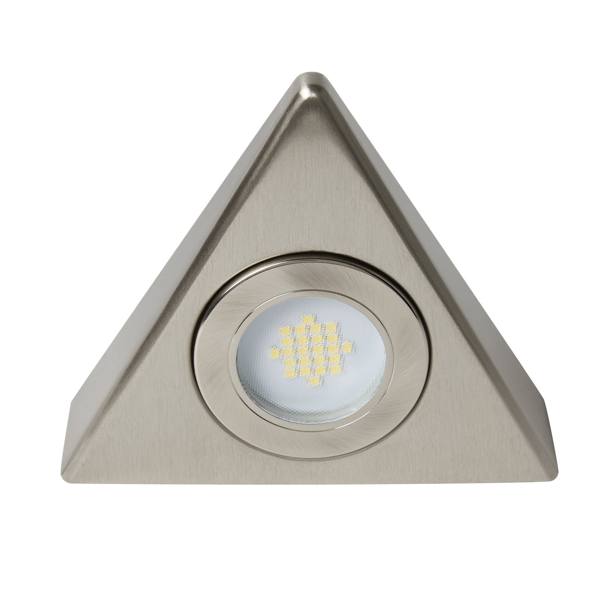 Fonte Triangular Day Light LED Under Kitchen Cabinet Light - Satin Nickel