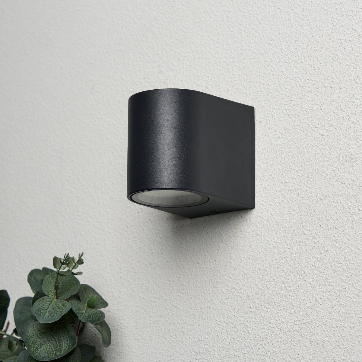 Iona 1 Light Outdoor Wall Light - Black