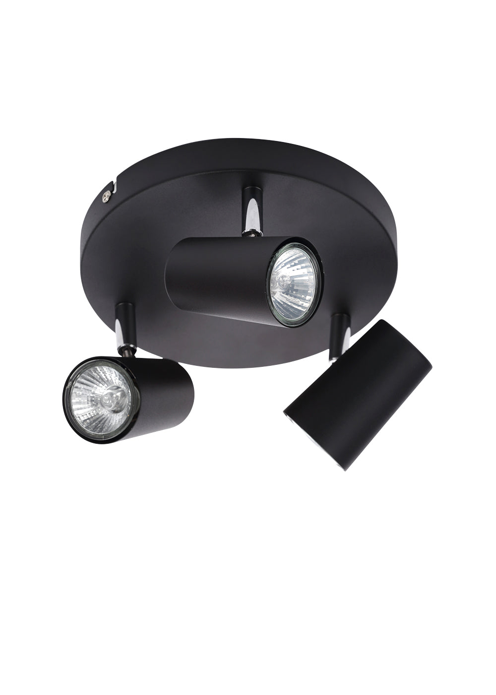 Harvey 3 Spotlight Plate, Matt Black