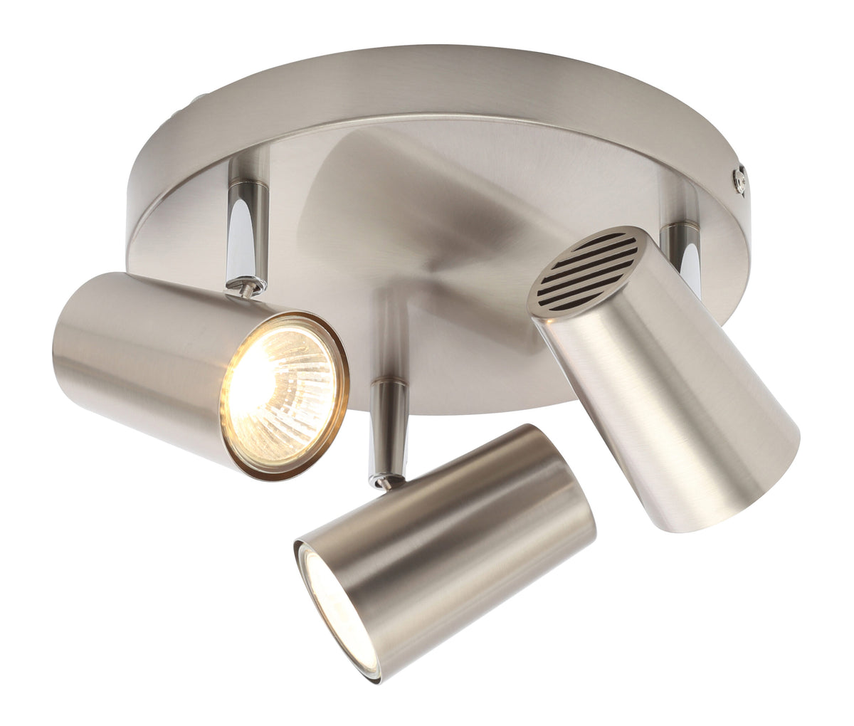 Harvey 3 Spotlight Plate, Satin Nickel