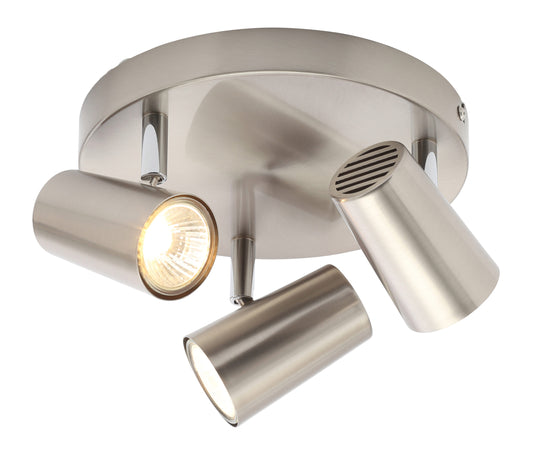 Harvey 3 Spotlight Plate, Satin Nickel
