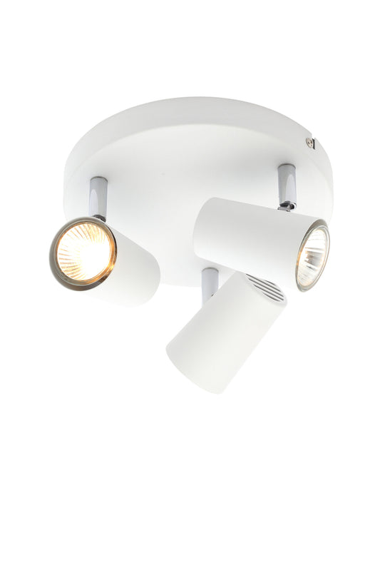Harvey 3 Spotlight Plate, White