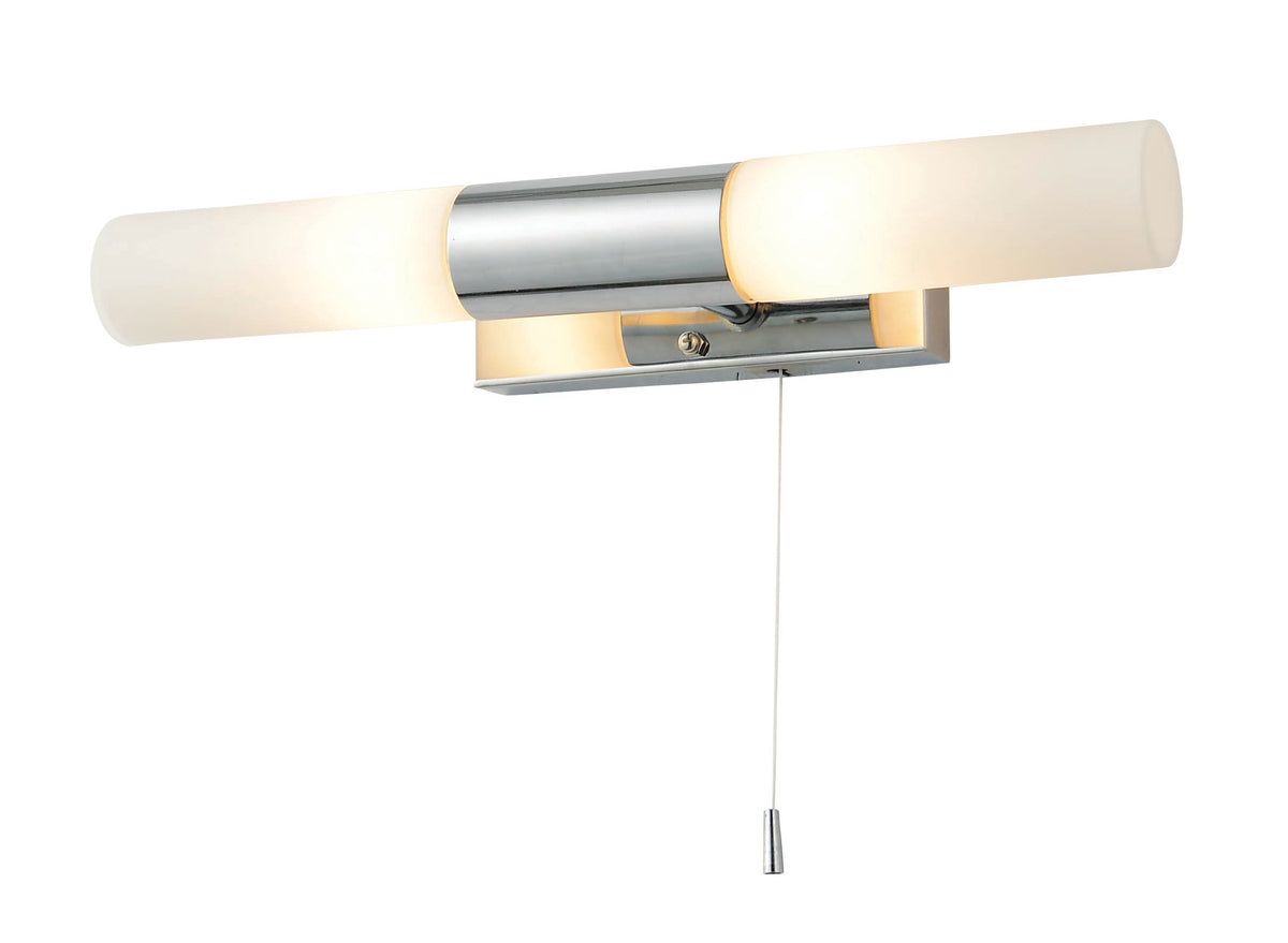 Aries Bathroom Wall Light, Chrome