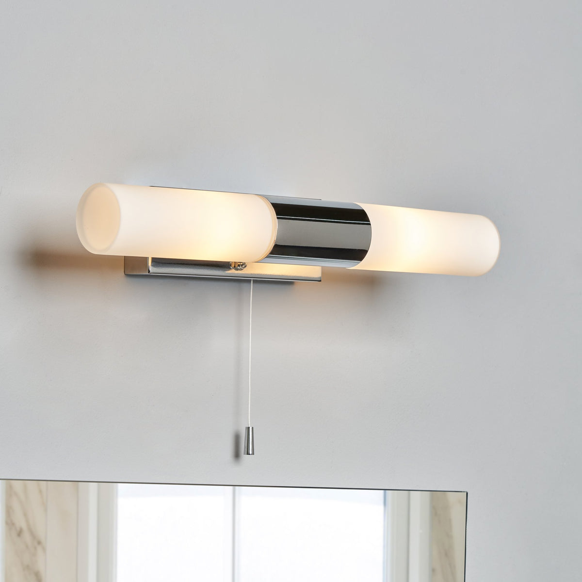 Aries Bathroom Wall Light, Chrome