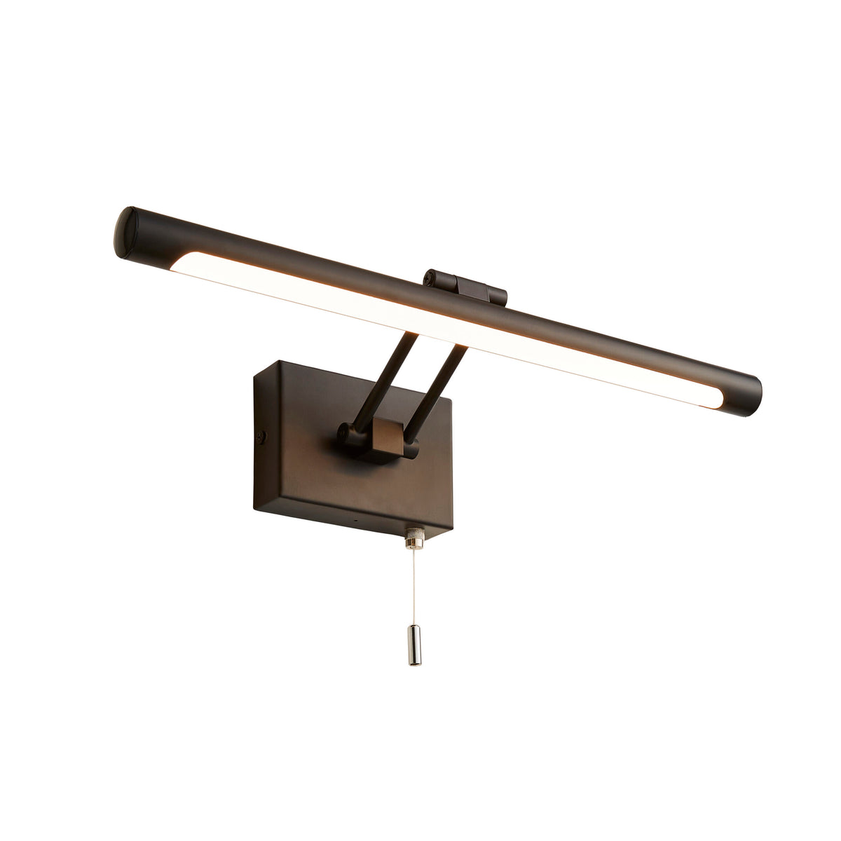 Chai bathroom Picture Wall Light, Matt Black