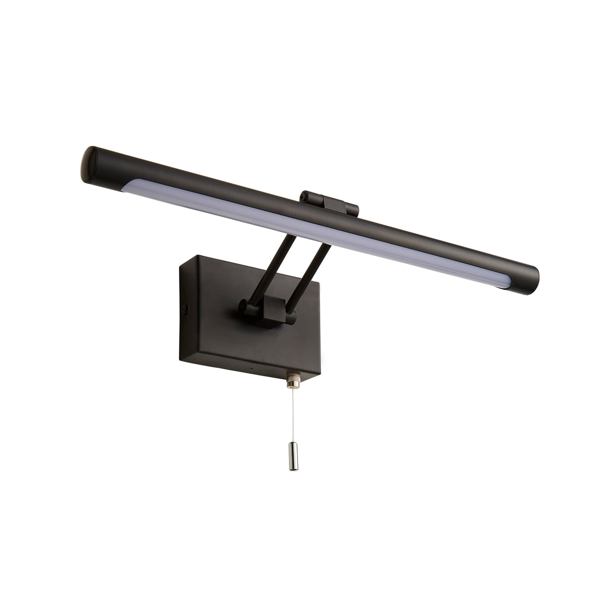 Chai bathroom Picture Wall Light, Matt Black