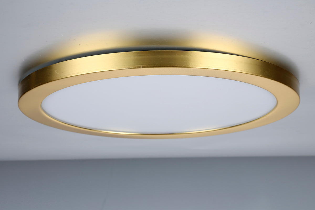 Tauri Magnetic Ring for 24 Watt LED Panel - Shiny Brass