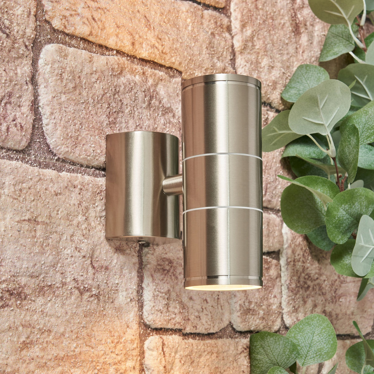 Islay Up and Down Outdoor Wall Light, Stainless Steel