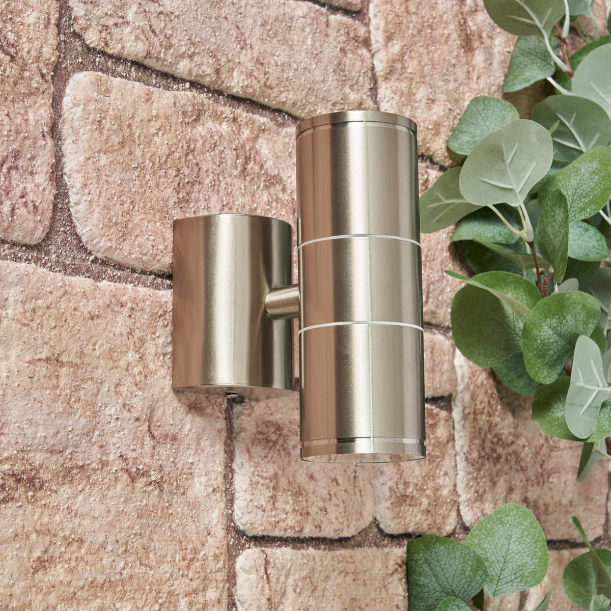 Islay Up and Down Outdoor Wall Light, Stainless Steel