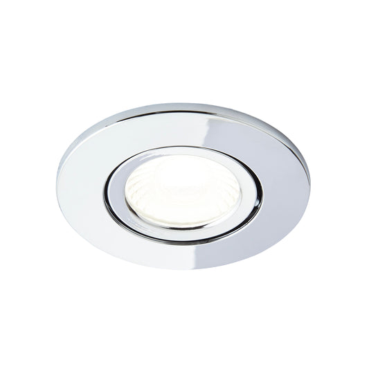 Como Fire Rated LED IP65 Downlight, Chrome