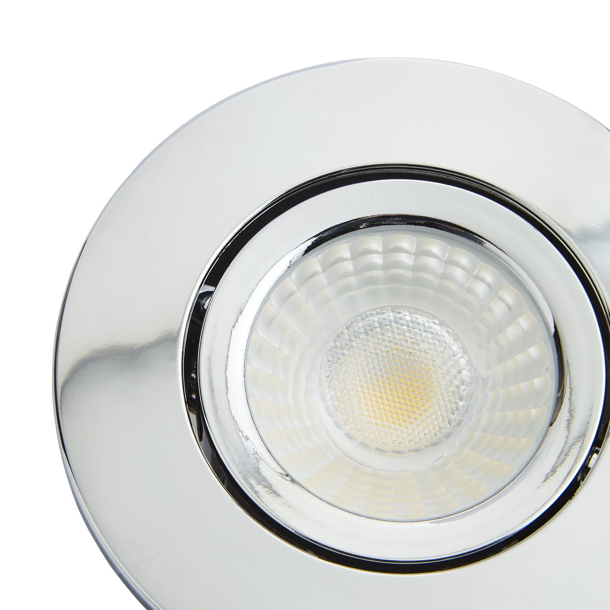 Como Fire Rated LED IP65 Downlight, Chrome