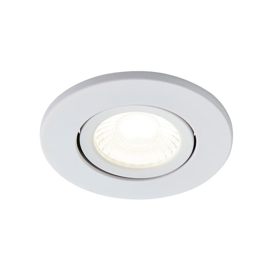 Como Fire Rated LED IP65 Downlight, Matt White
