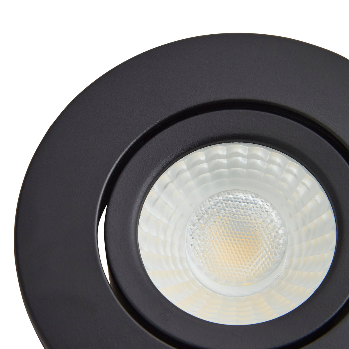 Como Fire Rated LED IP65 Downlight, Satin Black